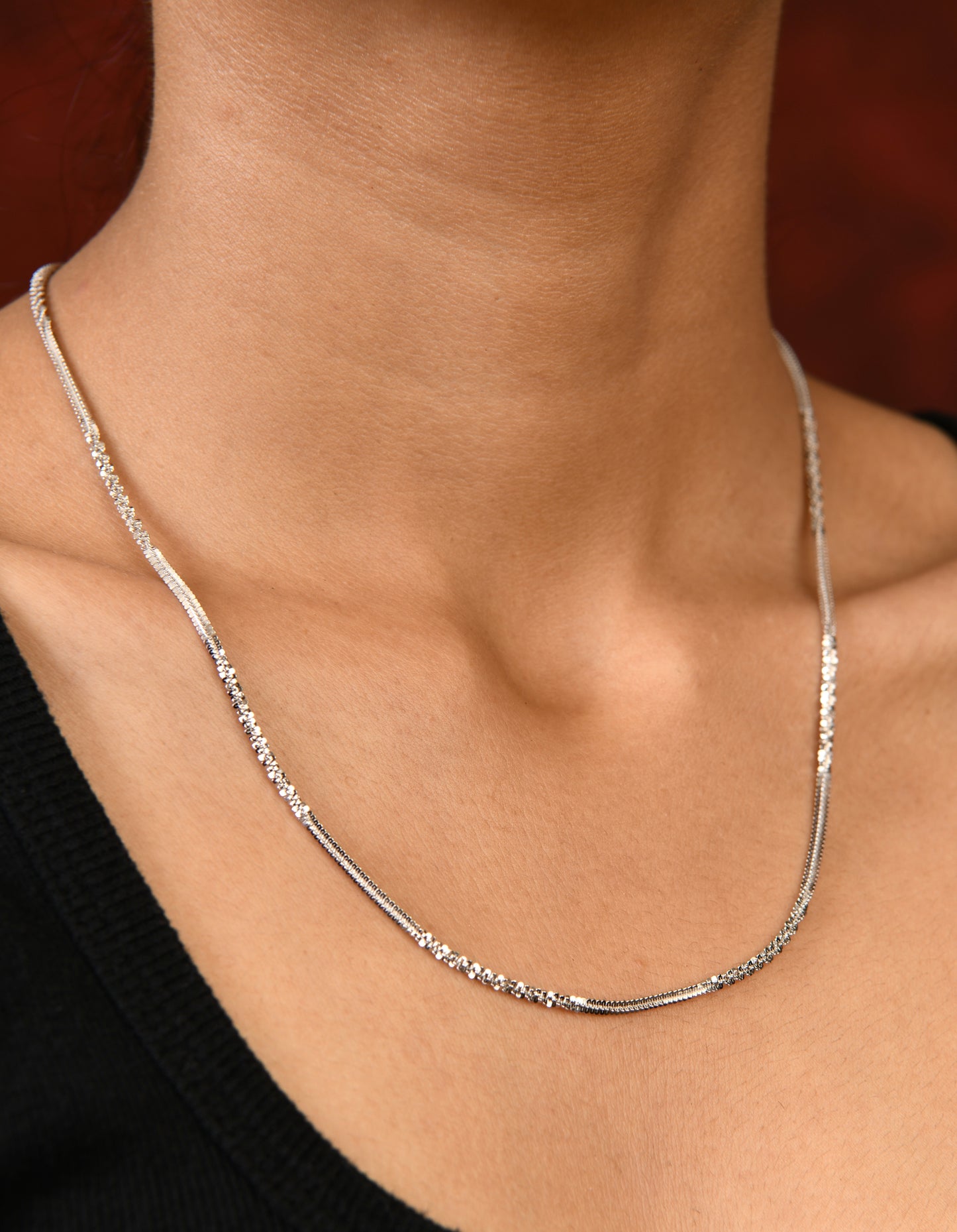 Disco Silver Chain