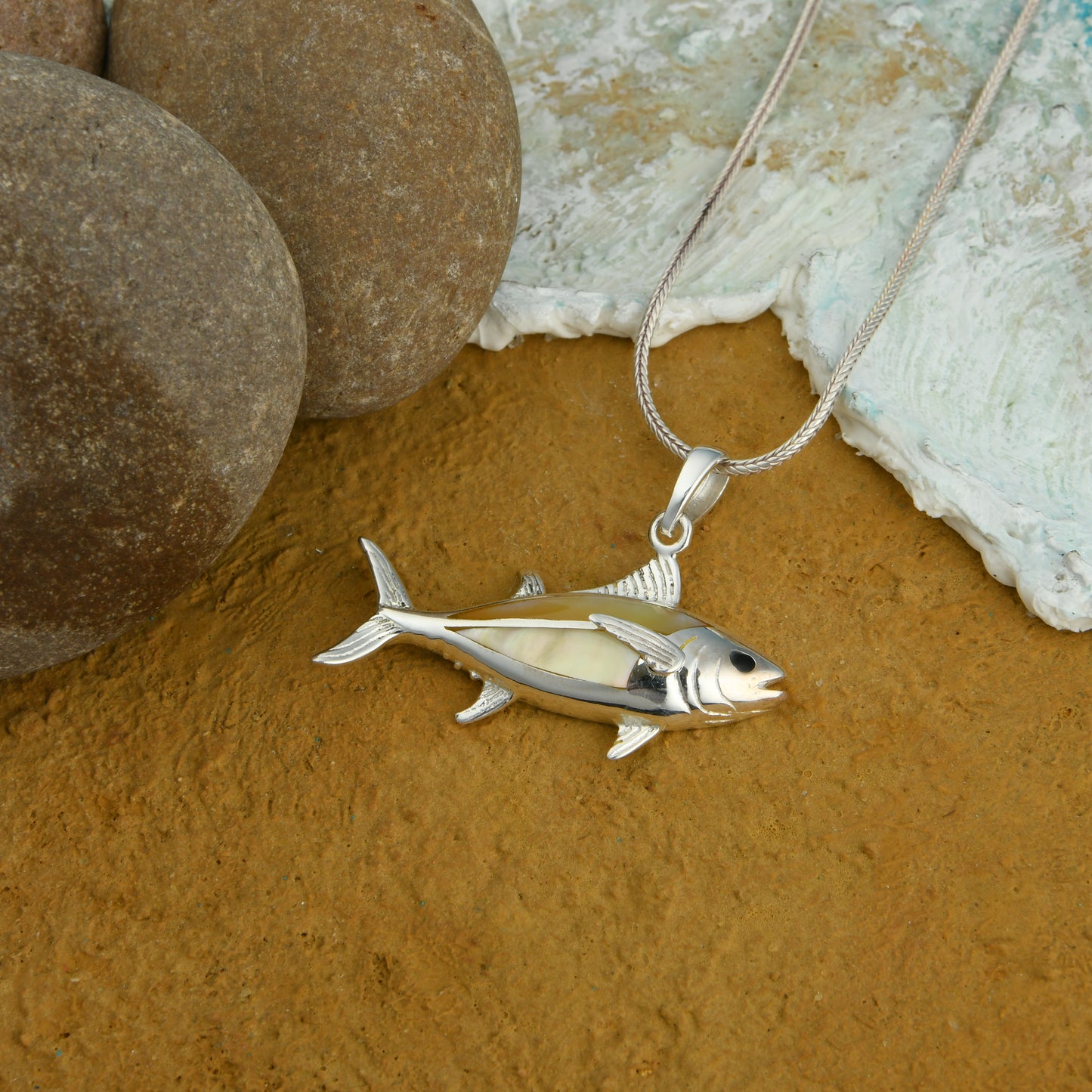 Classic Fish Silver Pendant