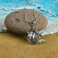 Unicorn Fish MOP And Silver Pendant