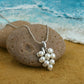 Freshwater Pearl Grapes Silver Pendant