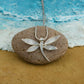 Dragon Fly MOP Silver Pendant