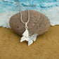 Swanky Butterfly Mother Of Pearl Silver Pendant