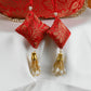 Red Brocade Potli