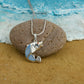 Pacific Fish MOP Silver Pendant