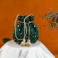Emerald Green Hand Embroidered Festive Potli