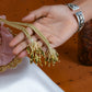 Peach Royal Zardozi Hand Embroidered Potli
