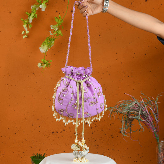 Lavender Bloom Potli