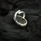 Oval Labradorite Silver Ring