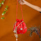 Rangrez Red Hand Embroidered Limited Edition Potli
