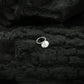 Mitti Ka Rang Silver Meena Nose Pin