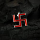 Sindoori  Silver Swastika Pendant