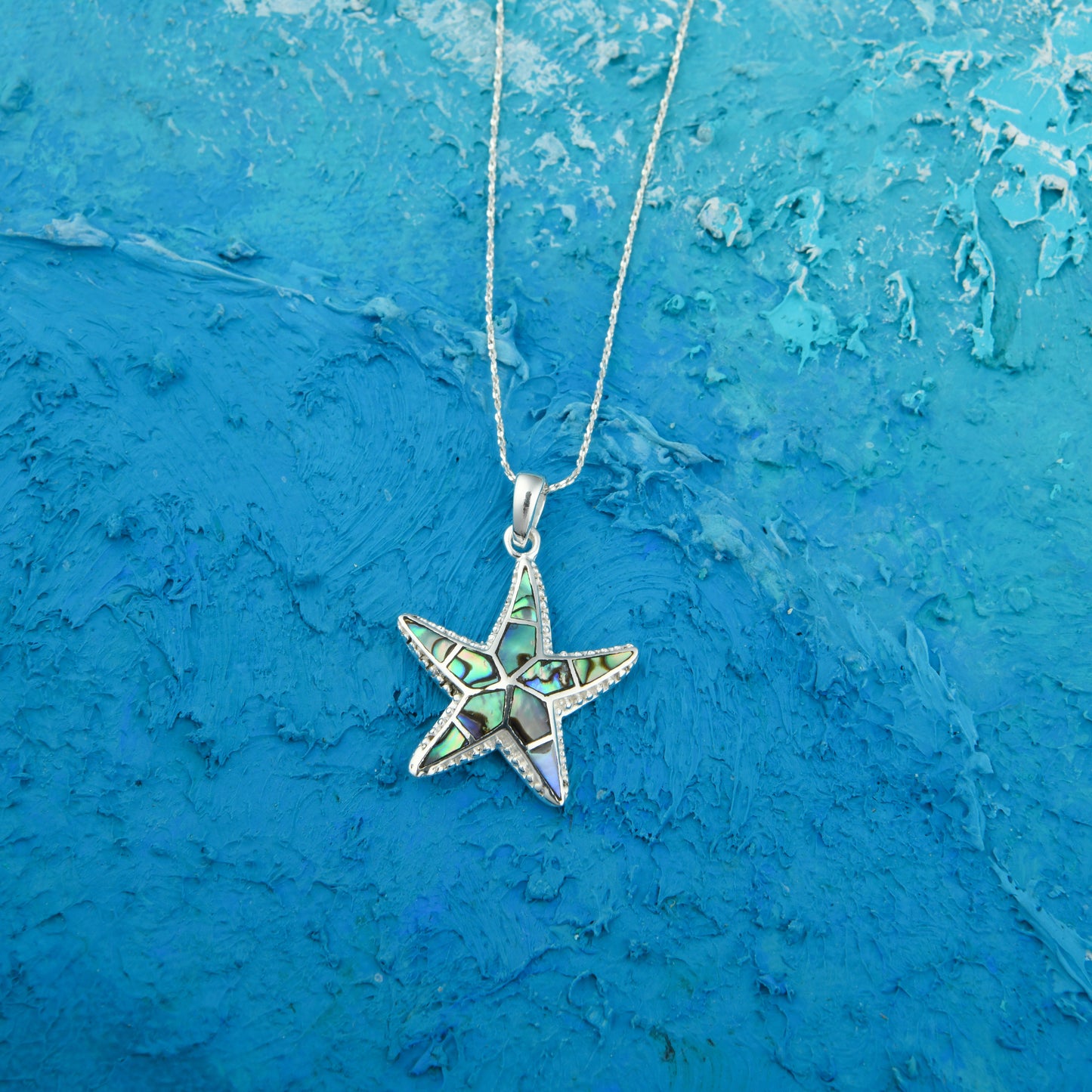 Starfish MOP Silver Pendant