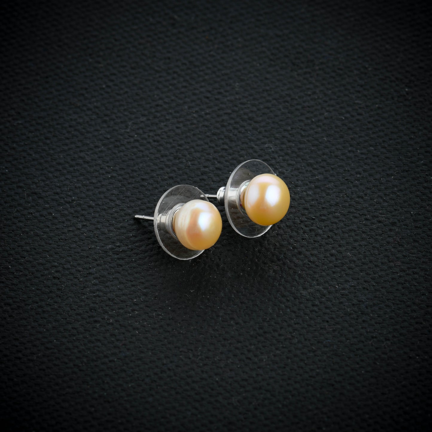 Peachy Pearl Studs