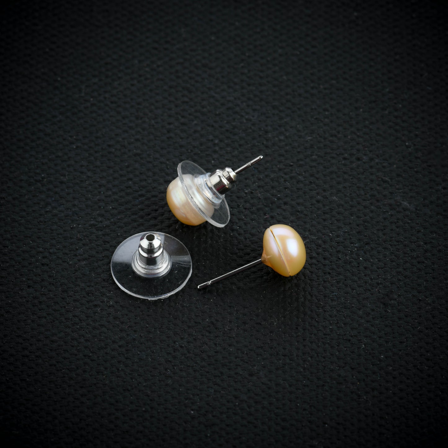 Peachy Pearl Studs