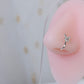 Silver Butterfly Clip on Nose Pin