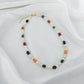 Freshwater Pearl  Multi Stone Necklace
