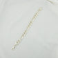 Figaro Chain Men Silver Bracelet