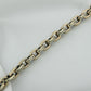 Men Padlock Chain Silver Bracelet