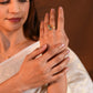 Raw Radiance Natural Uncut Semiprecious Stone Minimal Ring