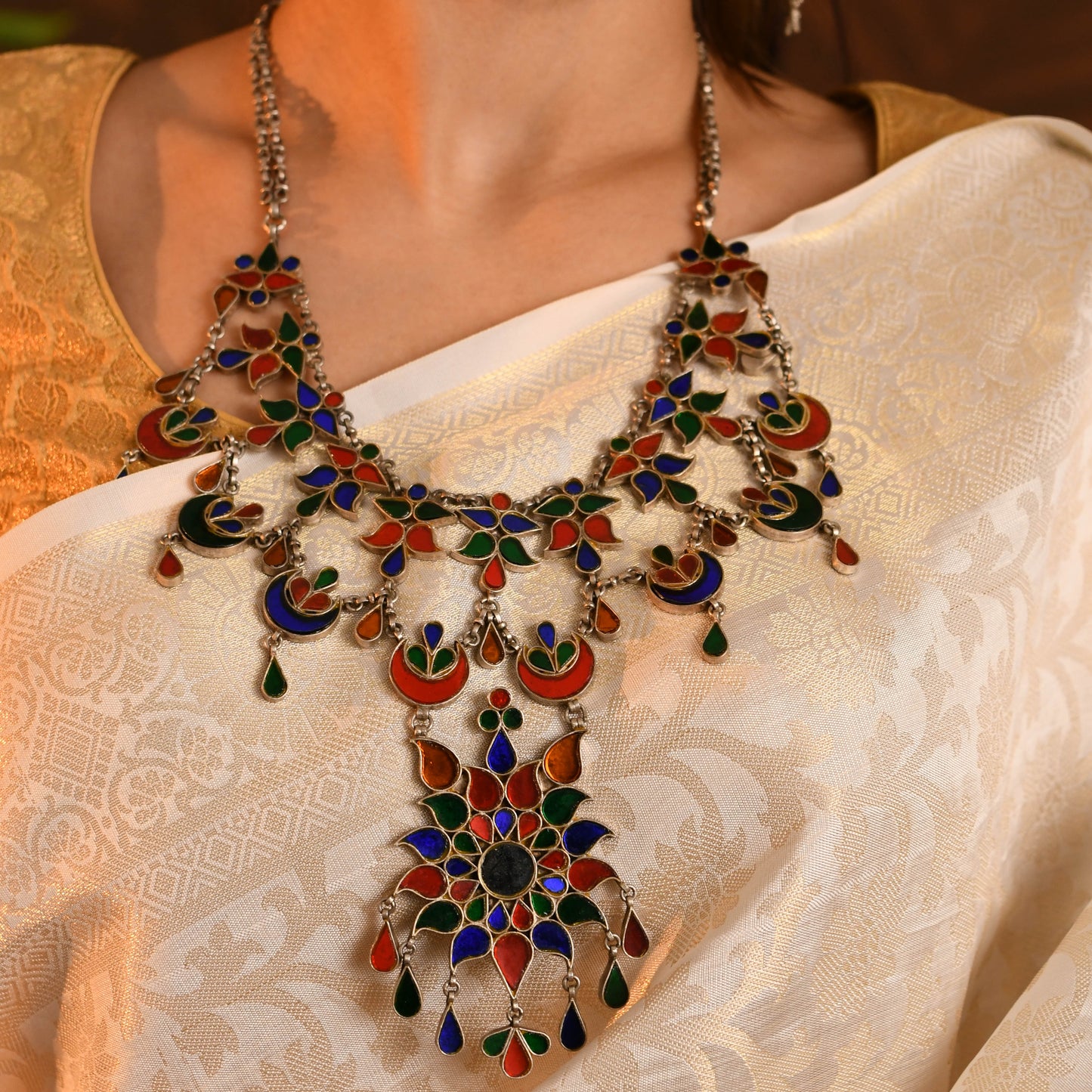 Madhu Chandrika Exquisite Necklace Set