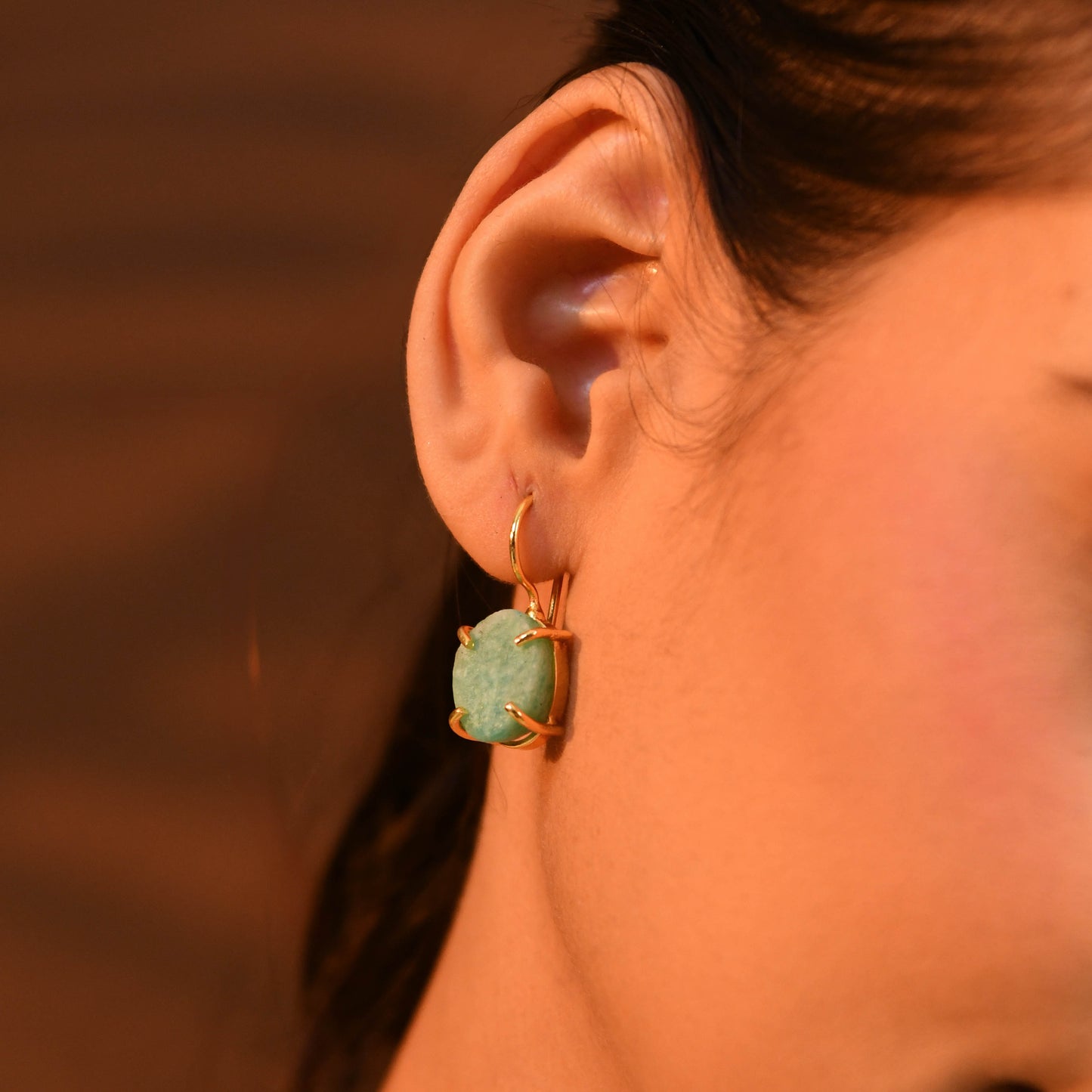Uncut Amazonite Drops