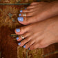 Baby Snake Silver Toe Rings