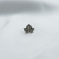 Kashmiri Chinar Oxidised Silver Nose Pin