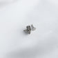 Kashmiri Chinar Oxidised Silver Nose Pin