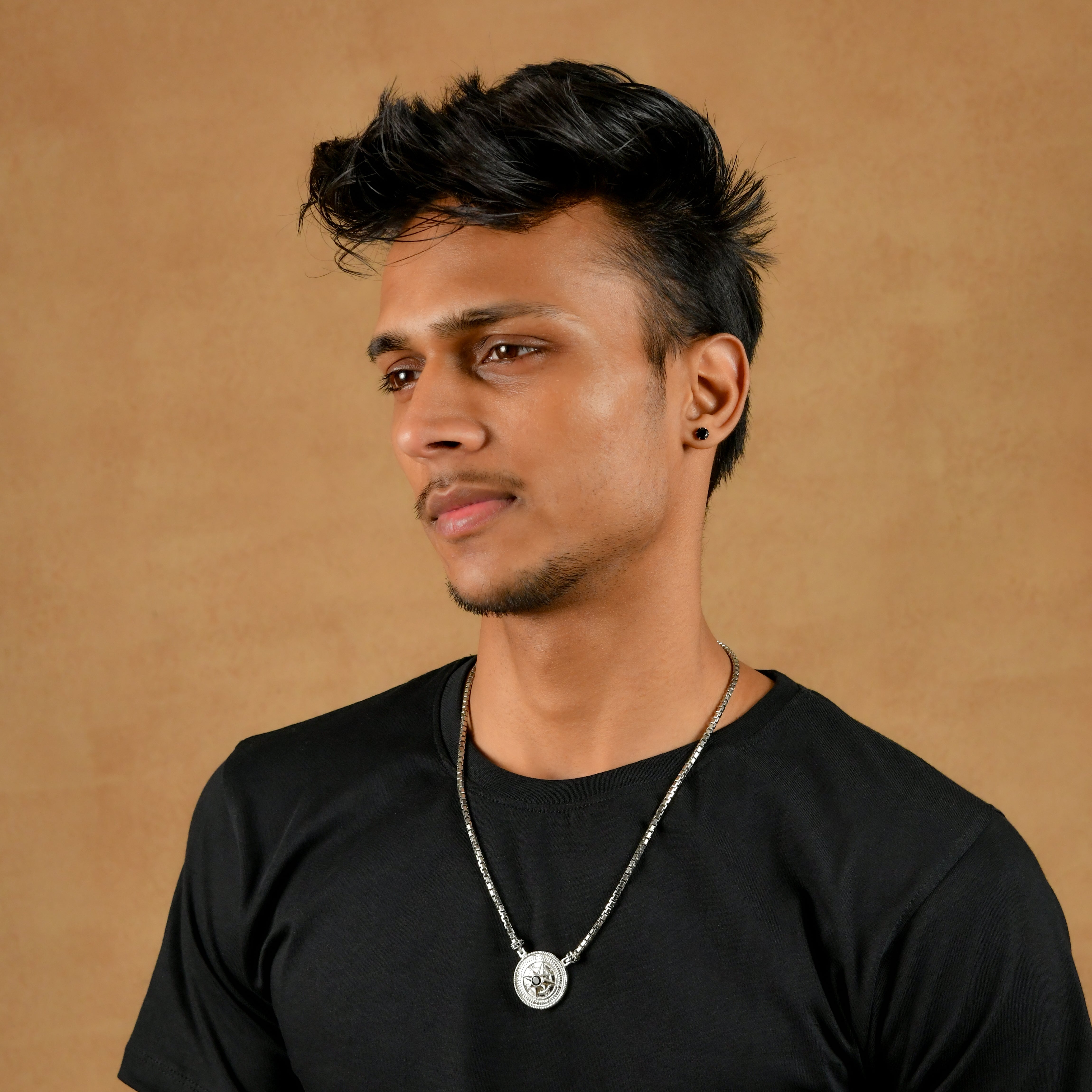 Silver Compass Chain for Men | Totapari Jewellery