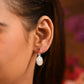 Moonstone C Bend Earrings