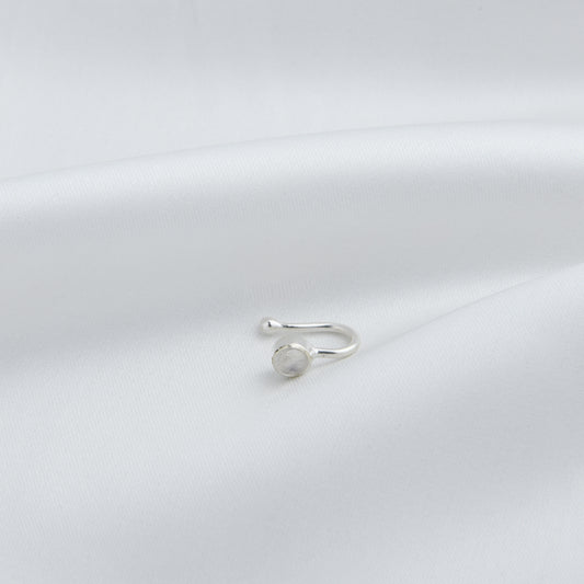 Natural Moonstone Nose Pin