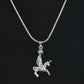 Flying Unicorn Silver Pendant