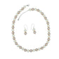 Cocoa And Cream Pearls Necklace Set