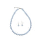 Pink Lavender Pearls Necklace Set
