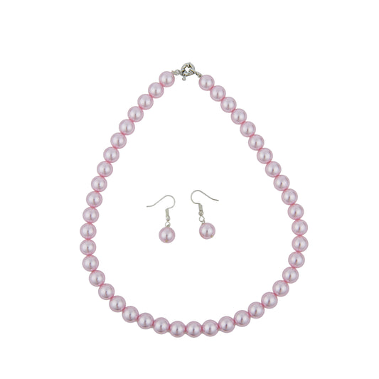 Wild Orchid Pearls Necklace Set