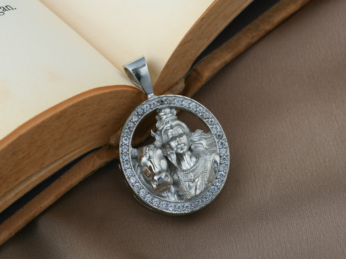 Shiva Mahadev Silver Pendant