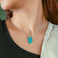 Cupid Arrow Turquoise Silver Pendant
