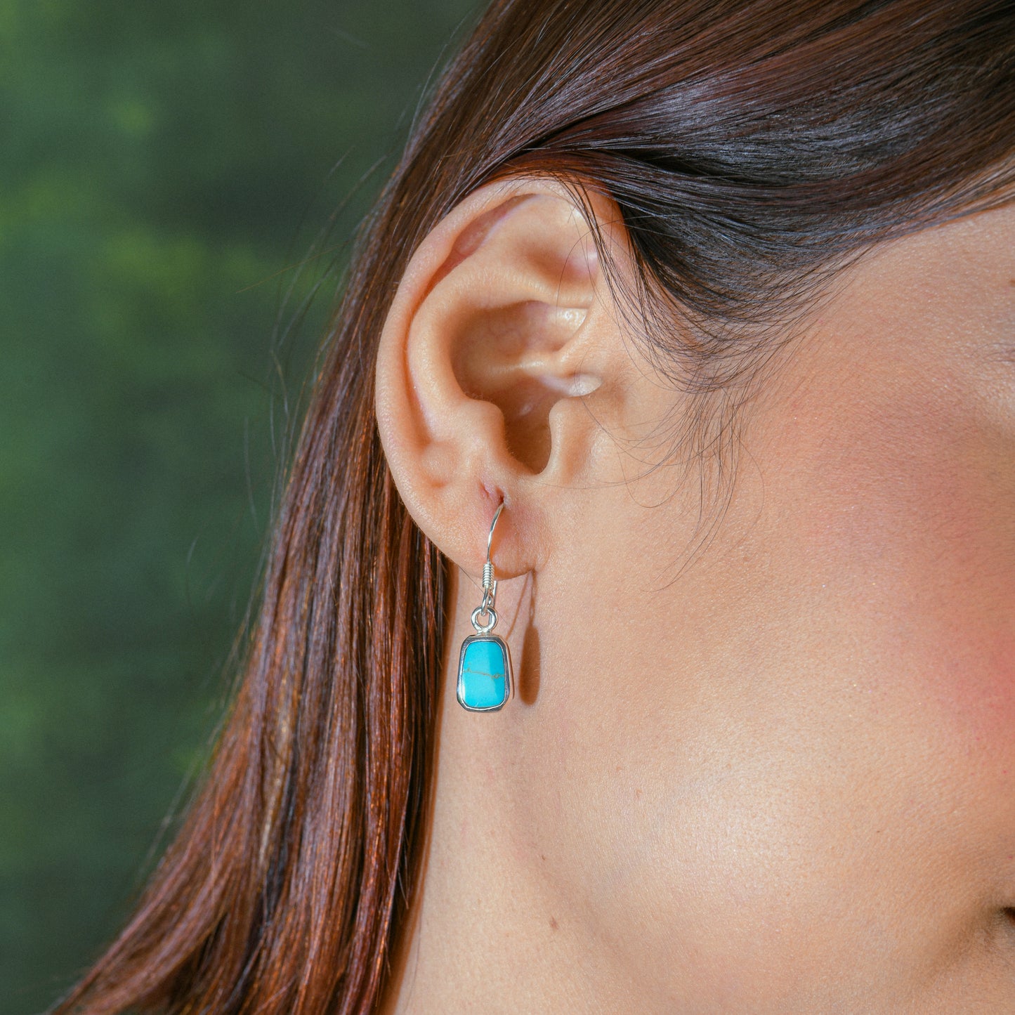 Turquoise Beauty Silver Earrings