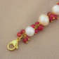 Pearl Strawberry Quartz Bracelet