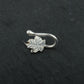 Kashmiri Chinar Oxidised Silver Nose Pin