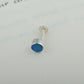 Natural Australian Opal Silver Nose Pin