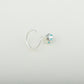 Natural Apatite Silver Nose Pin
