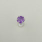 Natural Amethyst Silver Nose pin