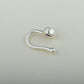 Natural Amethyst Silver Nose pin