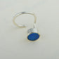 Natural Australian Opal Silver Nose Pin