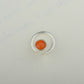 Natural Coral Silver Nose Pin