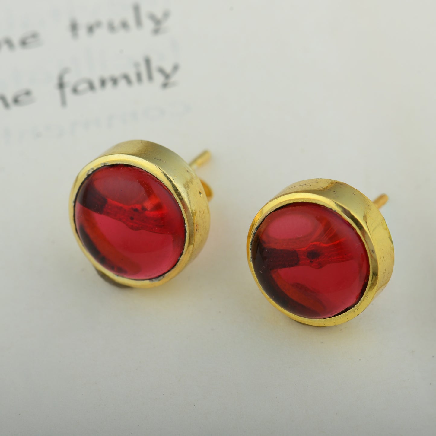 Red Wine Ruby Red Charm Set
