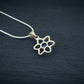 Lapis Lazuli Flower Pendant