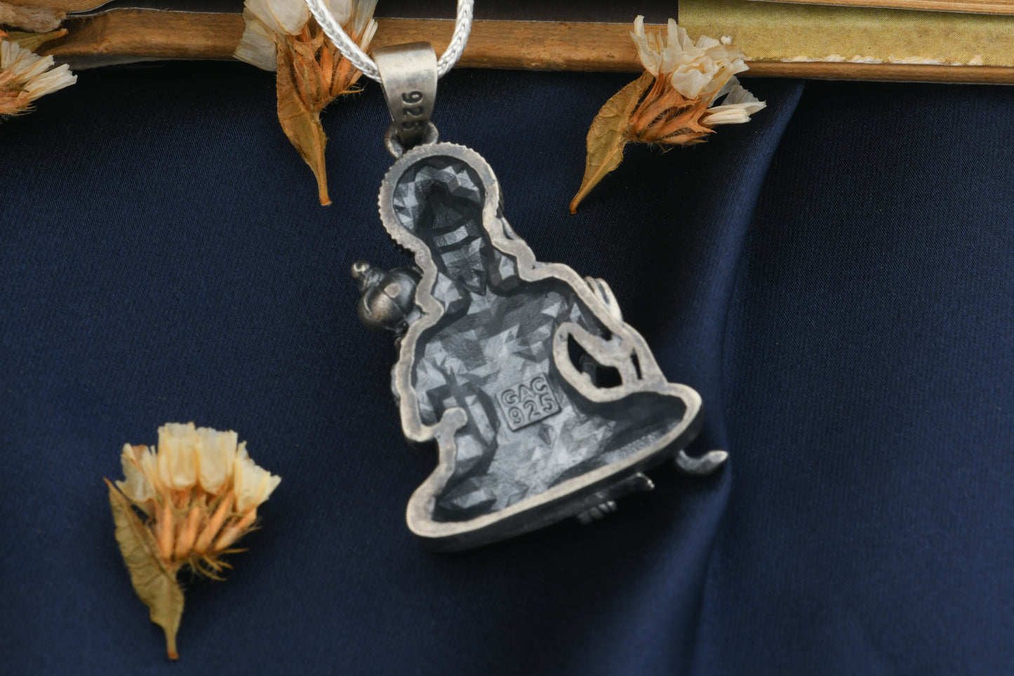 3D Sitting Hanuman Pendant