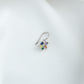 Rainbow CZ Silver Nose Pin